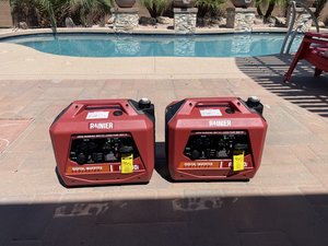  2 Ranier 2200i generators brand new never used