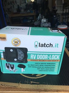 Brand New Latchit Keyless RV Door Lock 2021