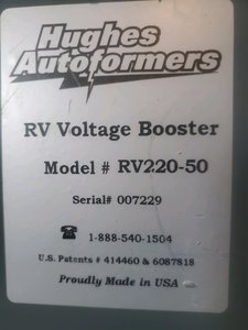 Rv Voltage Booster with surge protector